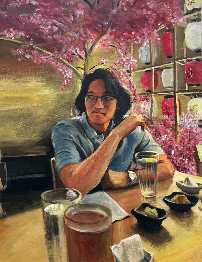 Michael - portrait in Japanese-themed setting